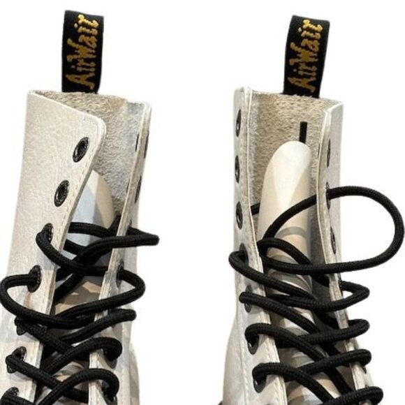 Dr. Martens 1460 Max Leather Platform Boots in Optical White – Size 9 – NEW! - Picture 5 of 11